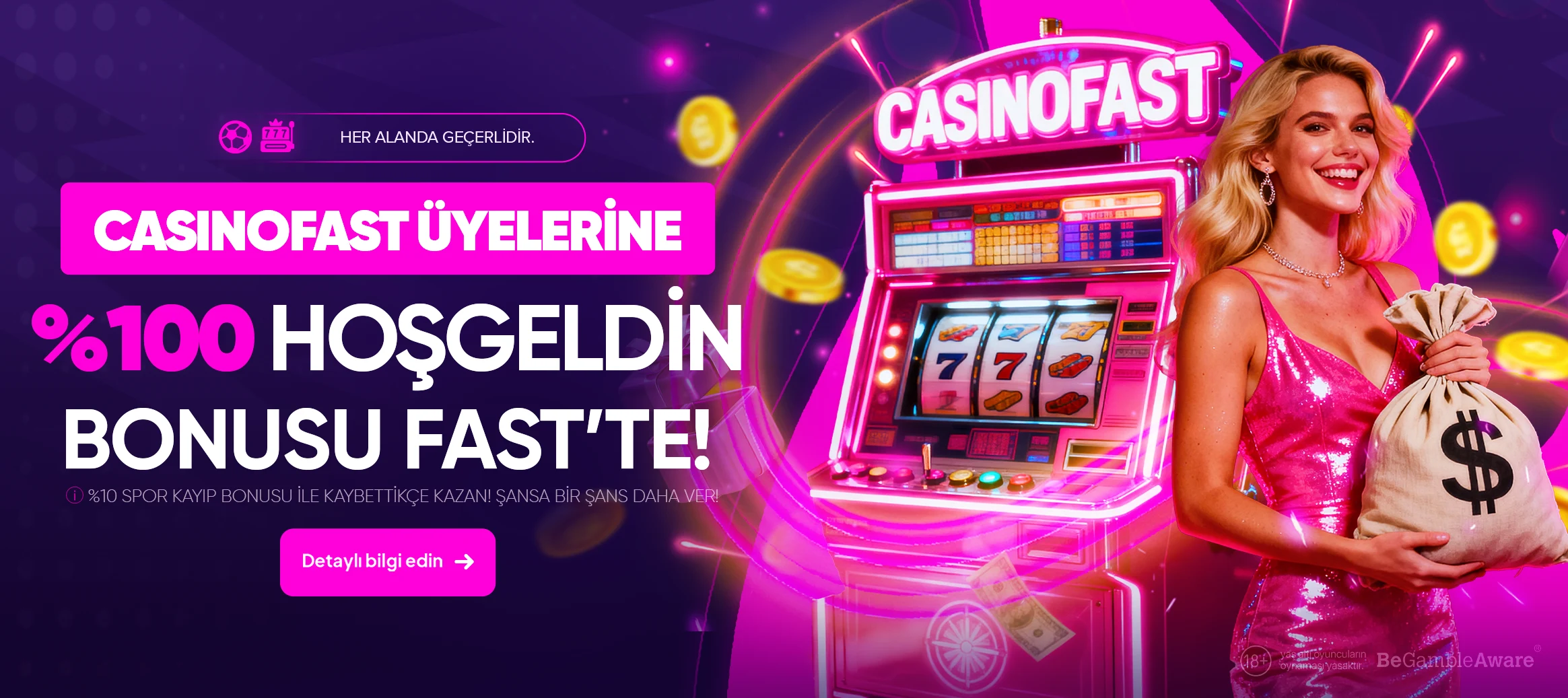 Casinofast Hoş Geldin Bonusu